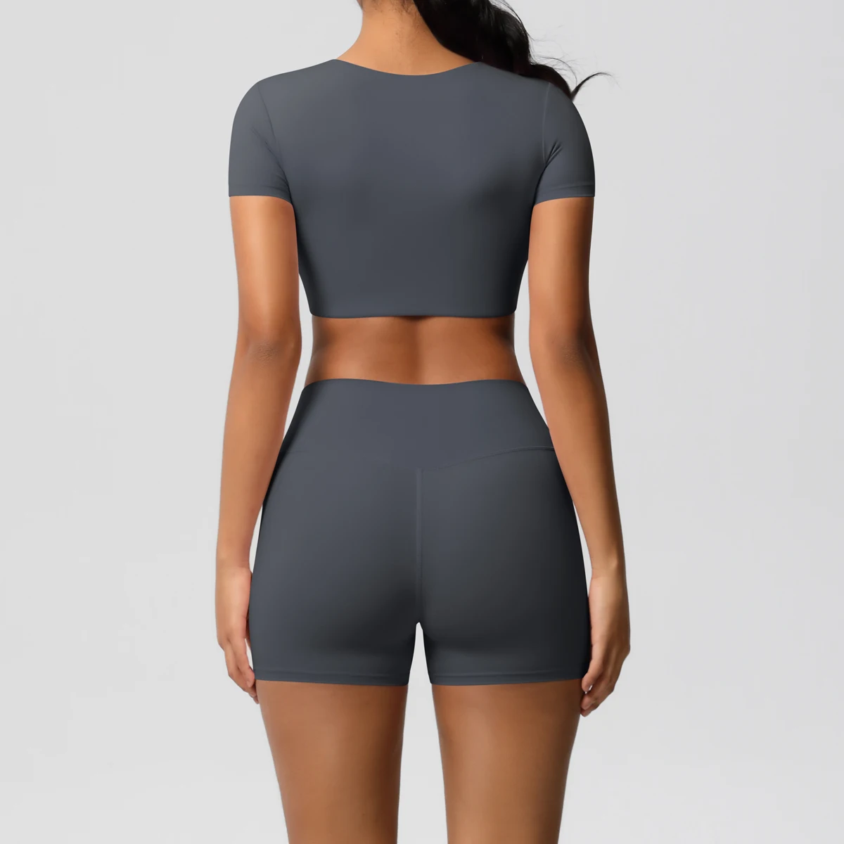 Workout Sportswear 2Pcs Piece Female Women Active Wear Sports Tank Top Women Gym Workout Leggins Booty Bum Leggins