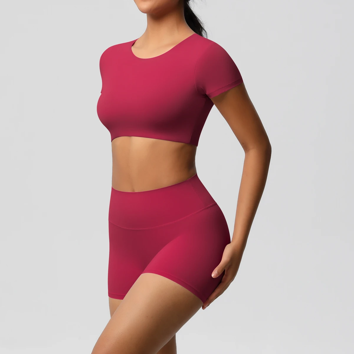 Workout Sportswear 2Pcs Piece Female Women Active Wear Sports Tank Top Women Gym Workout Leggins Booty Bum Leggins
