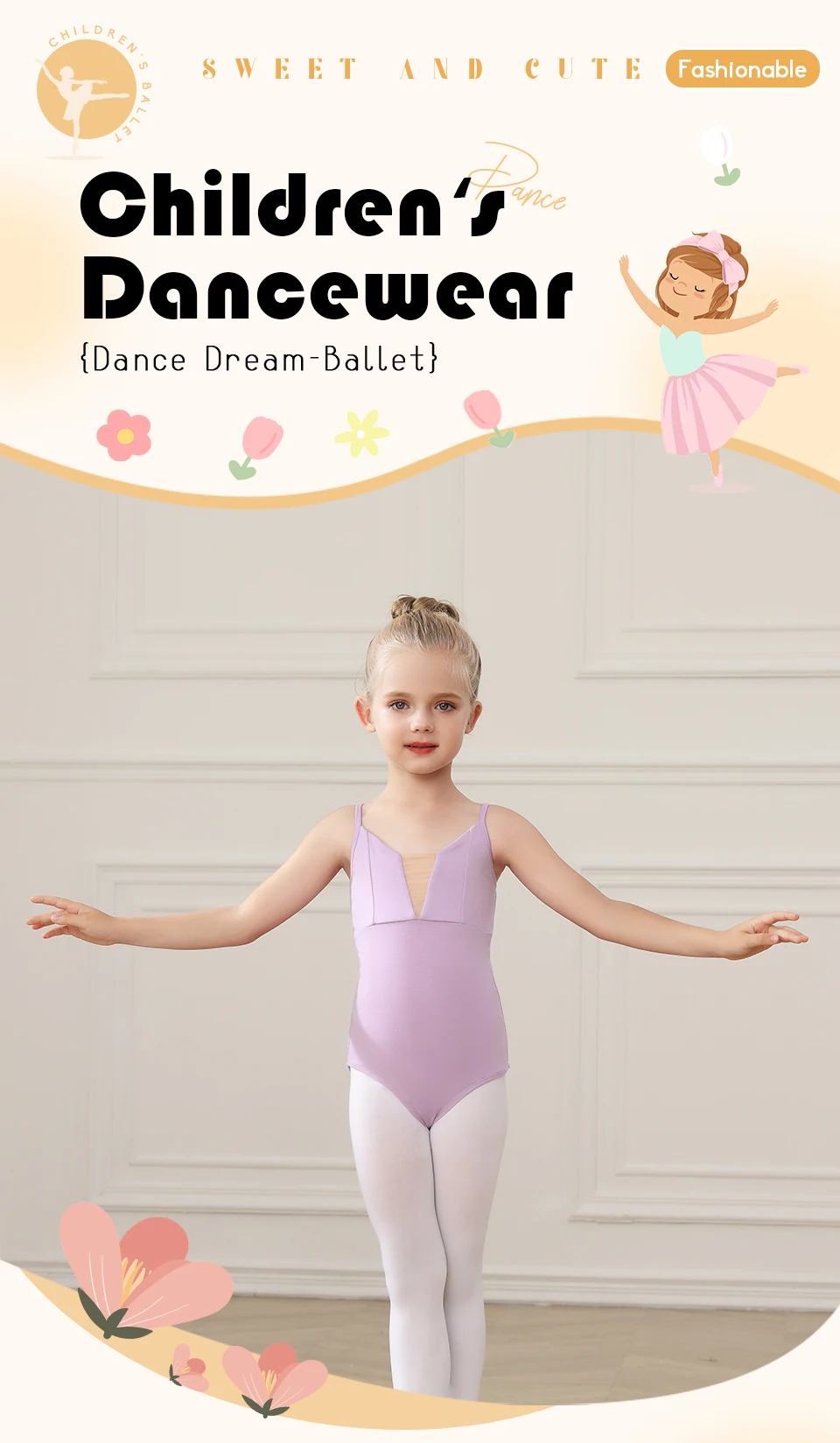Girls Ballet Leotards for Kids Child Dance Bodysuits Gymnastics Leotard Sleeveless Students Ballet Dancing Costumes Dancewear