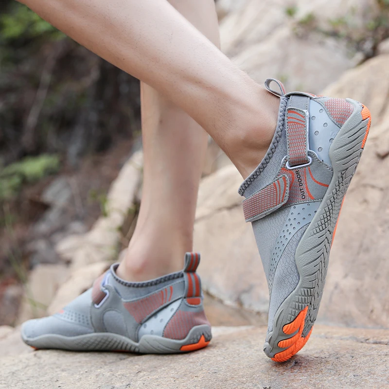 Men's Water Sneakers Swimming Beach Quick-Dry Wading Footwear Outdoor Upstream Shoes Breathable Barefoot Shoes Size 36-47