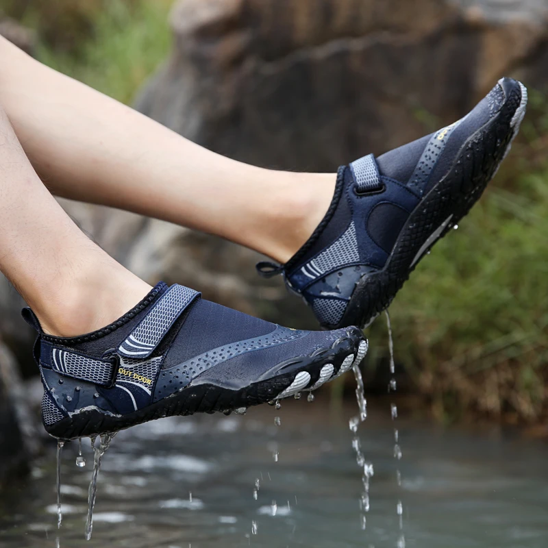 Men's Water Sneakers Swimming Beach Quick-Dry Wading Footwear Outdoor Upstream Shoes Breathable Barefoot Shoes Size 36-47
