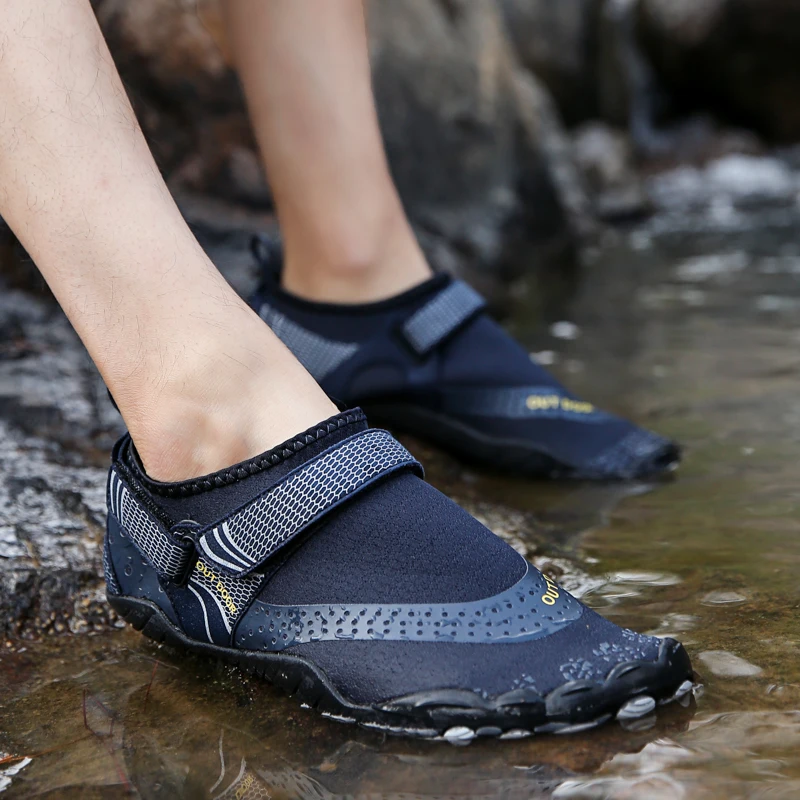 Men's Water Sneakers Swimming Beach Quick-Dry Wading Footwear Outdoor Upstream Shoes Breathable Barefoot Shoes Size 36-47