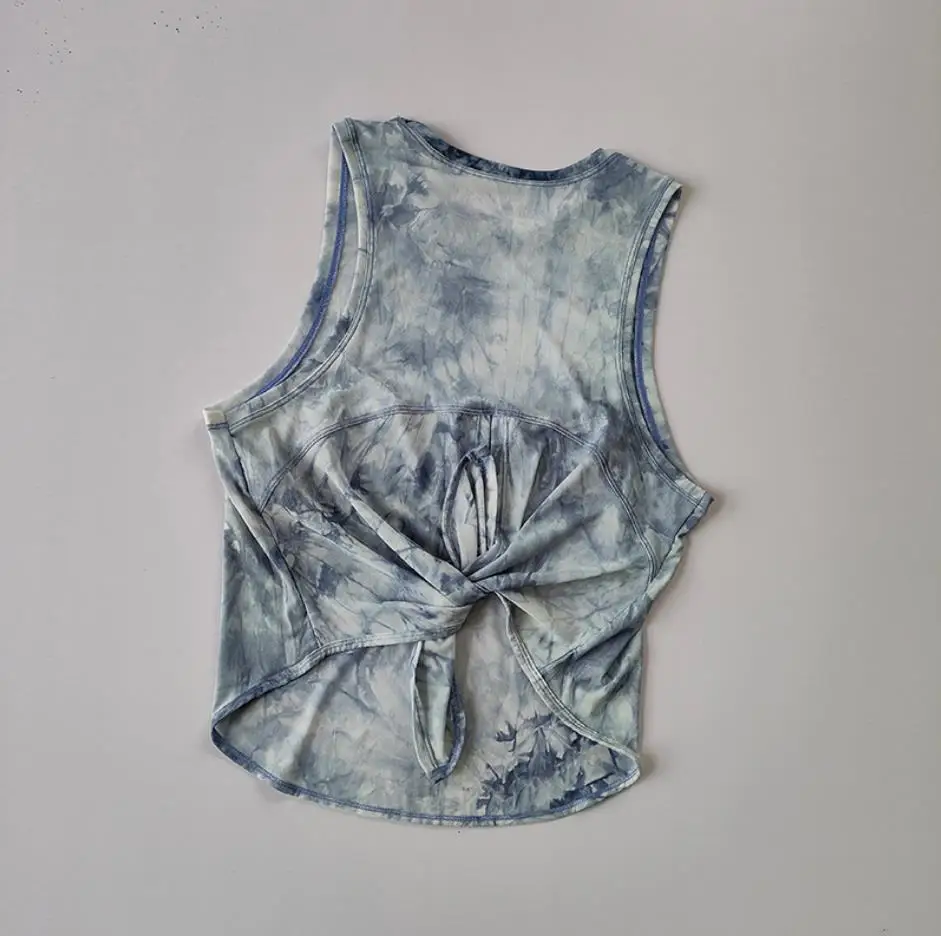 Women's Quick Drying Sports Vest Sleeveless Running T-Shirt Loose Fitness Top Breathable Mesh Yoga Shirt Beautiful Back Design
