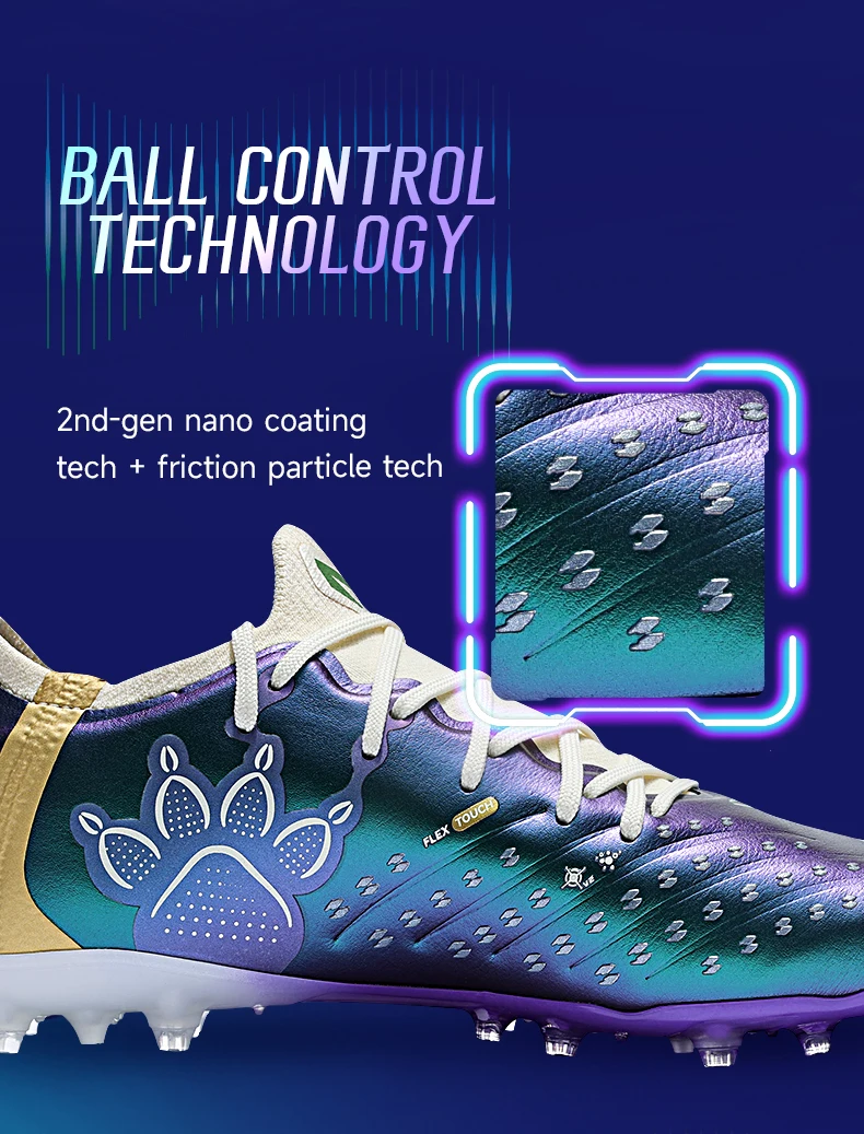 Kelme Next Top Football Shoes Men's Professional Match Football Boots Indoor Anti-slip Artificial Grass Futsal Mg Football Shoes