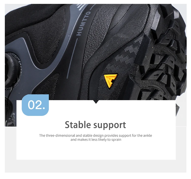 HUMTTO Winter Outdoor Water Resistance Hiking Shoes Men's 2025 Anti Slip Mountain Climbing High Top Luxury Casual Trekking Boots
