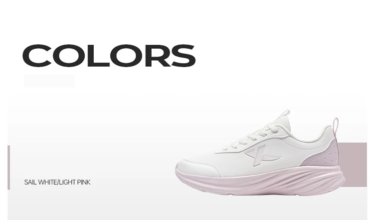 Xtep Running Shoe for Women Support Yu Yi Fw Cushioning Shock WaterProof Stability Durability Breathable Sneakers 875418110055
