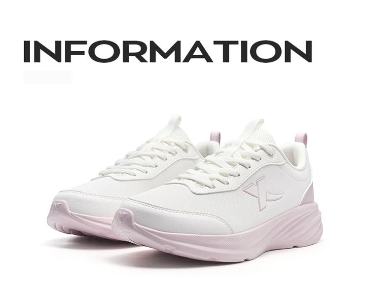 Xtep Running Shoe for Women Support Yu Yi Fw Cushioning Shock WaterProof Stability Durability Breathable Sneakers 875418110055