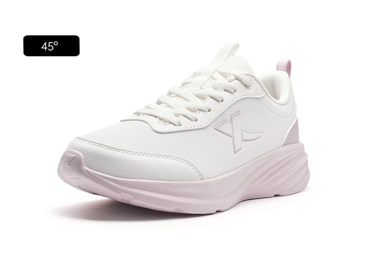 Xtep Running Shoe for Women Support Yu Yi Fw Cushioning Shock WaterProof Stability Durability Breathable Sneakers 875418110055