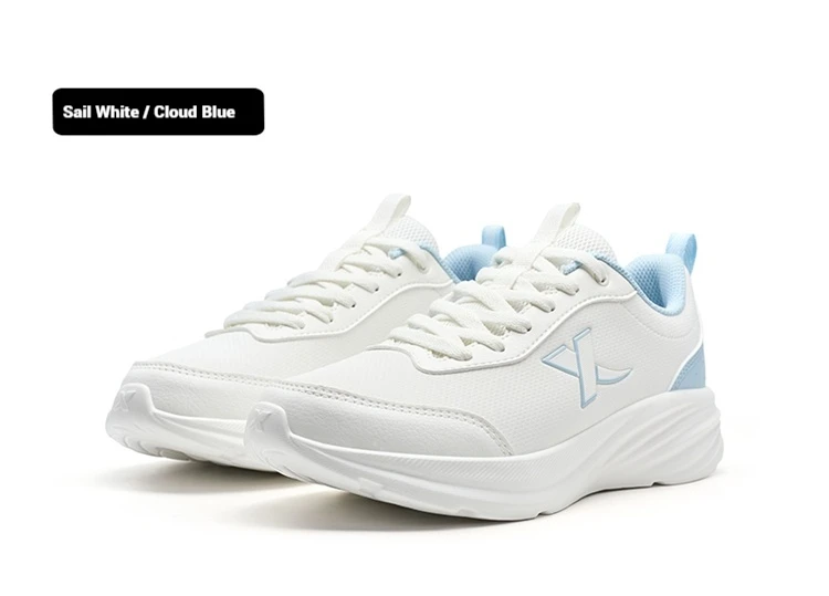 Xtep Running Shoe for Women Support Yu Yi Fw Cushioning Shock WaterProof Stability Durability Breathable Sneakers 875418110055