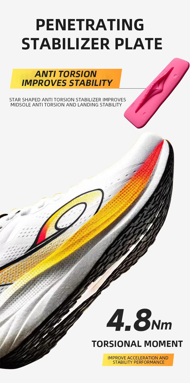 QIAODAN LH600 Running Shoes Man 2025 Cushion Breathable Lightweight Sneakers Thick-soled Anti-slip Training Shoes QXB023253213R