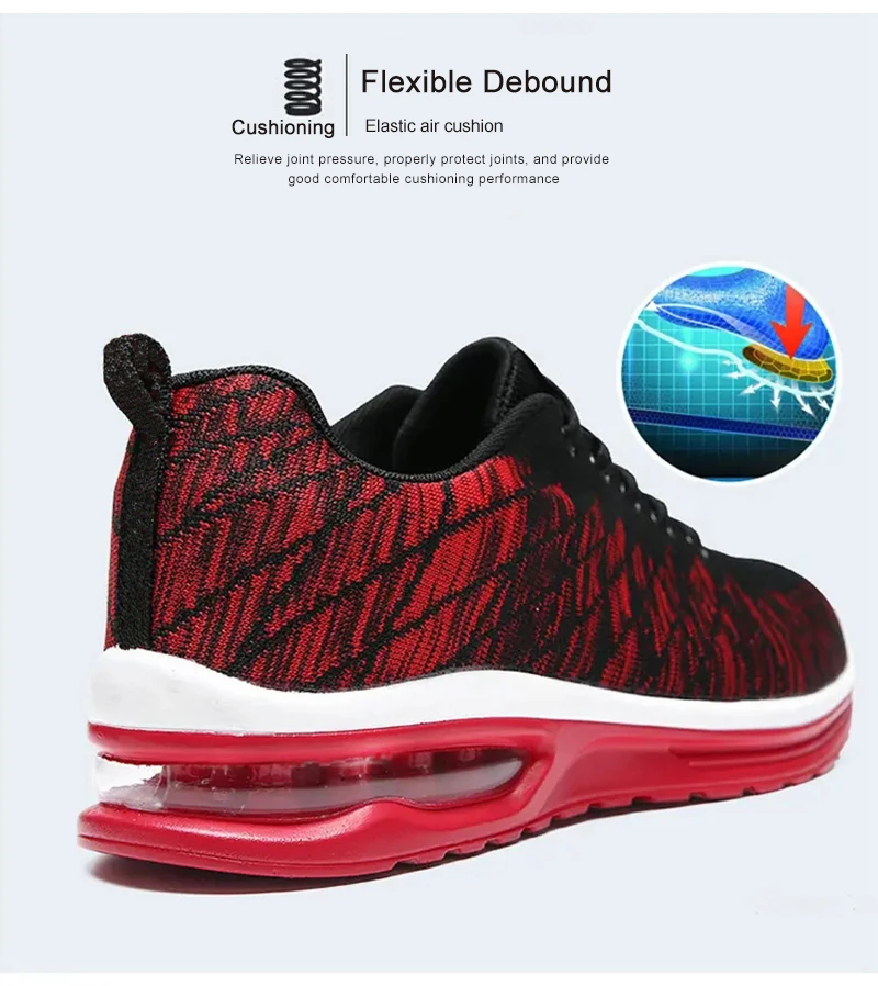 Men Running Shoes Fashion Breathable Outdoor Male Sports Shoes Sneakers Women Comfortable Athletic Footwear