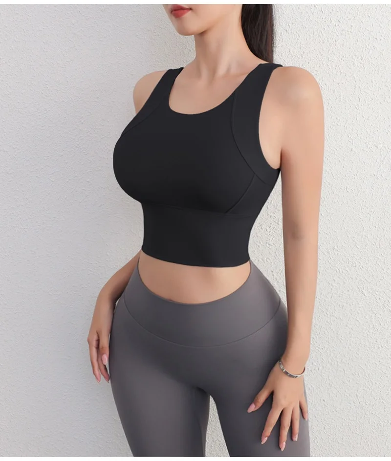 Cloud Hide High Support Sports Bra for Women Gym Yoga Crop Top Home Fitness Workout Underwear Girl Large Size Running Bike Shirt