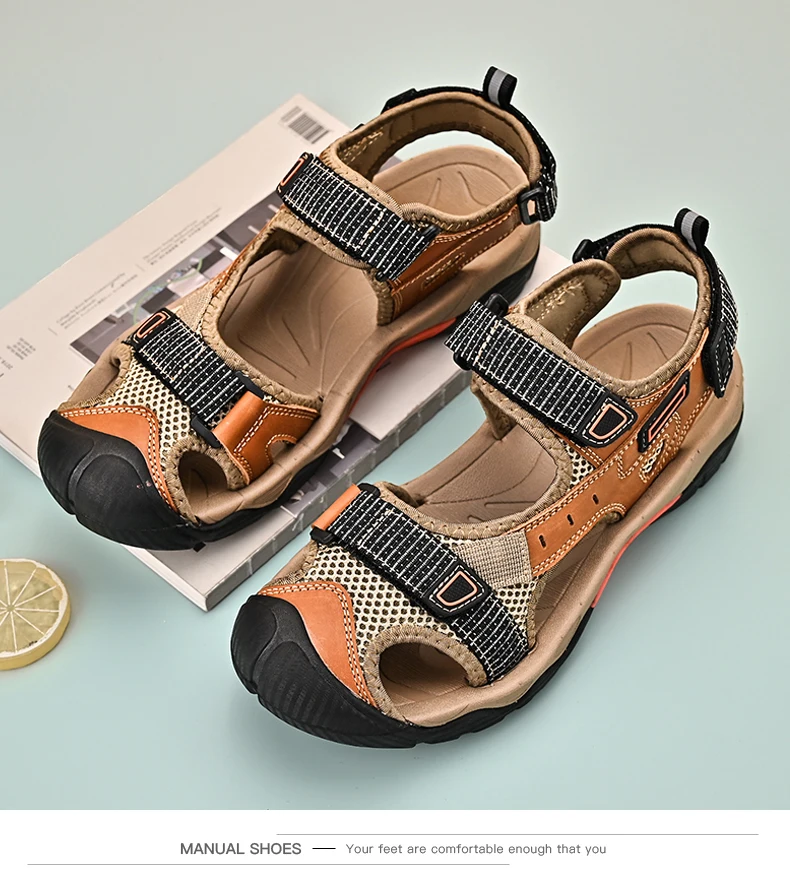 2025 Men's Women's Shoes Summer Outdoor Student Sandals Anti Slip Soft Bottom River Tracing Sports Flat Bottom Beach Shoes