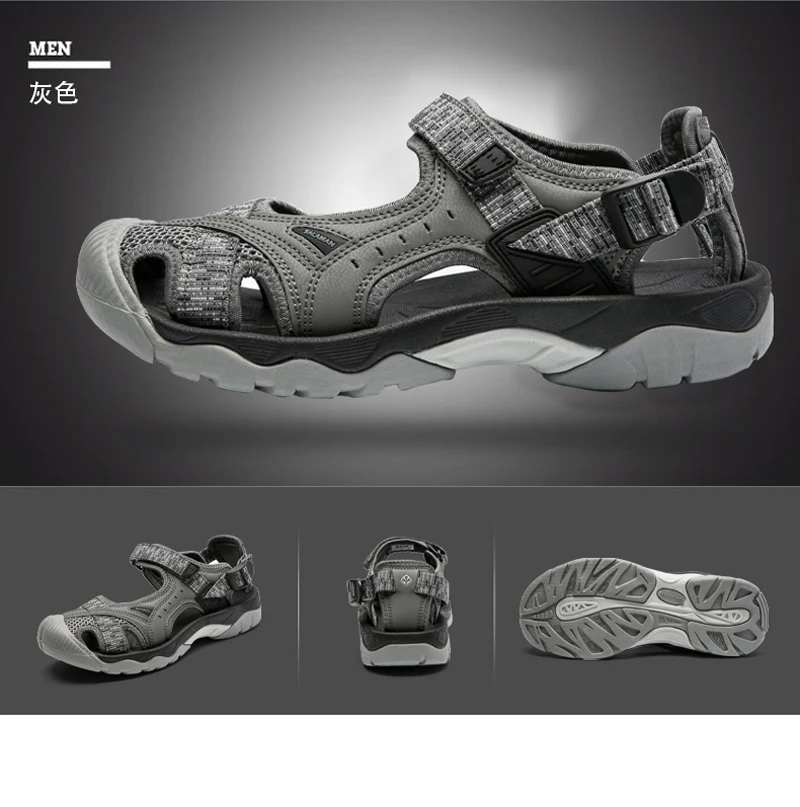 2025 Men's Women's Shoes Summer Outdoor Student Sandals Anti Slip Soft Bottom River Tracing Sports Flat Bottom Beach Shoes