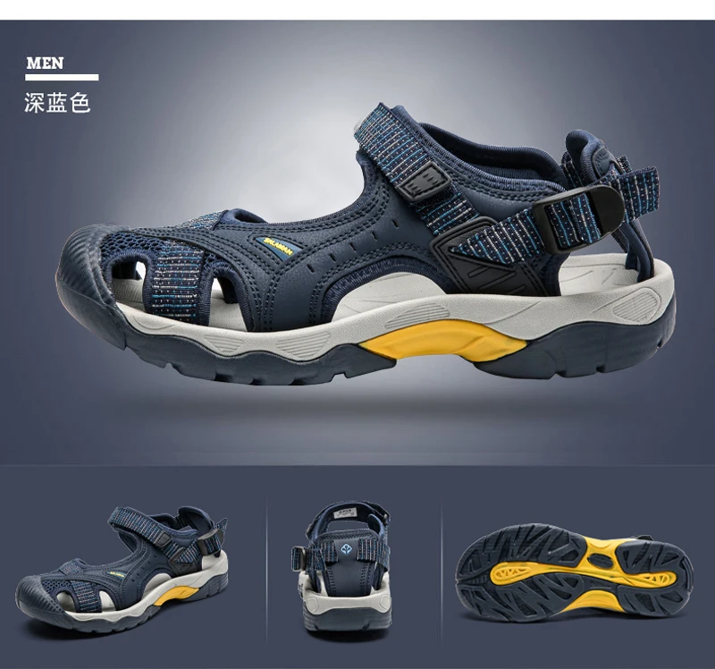 2025 Men's Women's Shoes Summer Outdoor Student Sandals Anti Slip Soft Bottom River Tracing Sports Flat Bottom Beach Shoes