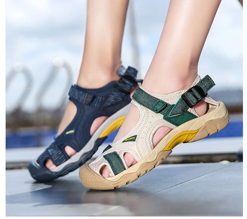 2025 Men's Women's Shoes Summer Outdoor Student Sandals Anti Slip Soft Bottom River Tracing Sports Flat Bottom Beach Shoes