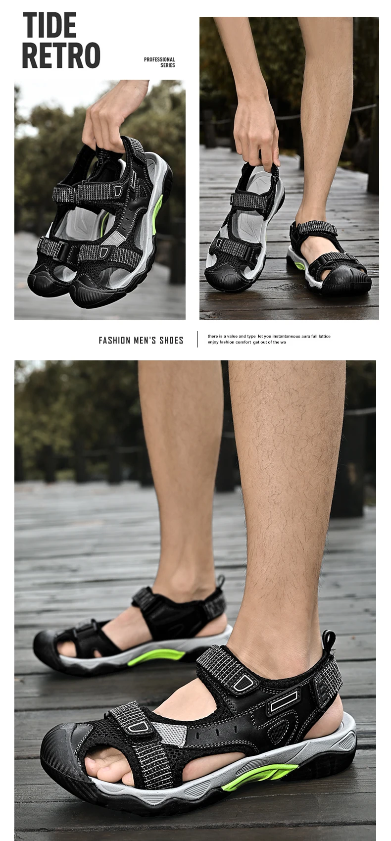2025 Men's Women's Shoes Summer Outdoor Student Sandals Anti Slip Soft Bottom River Tracing Sports Flat Bottom Beach Shoes