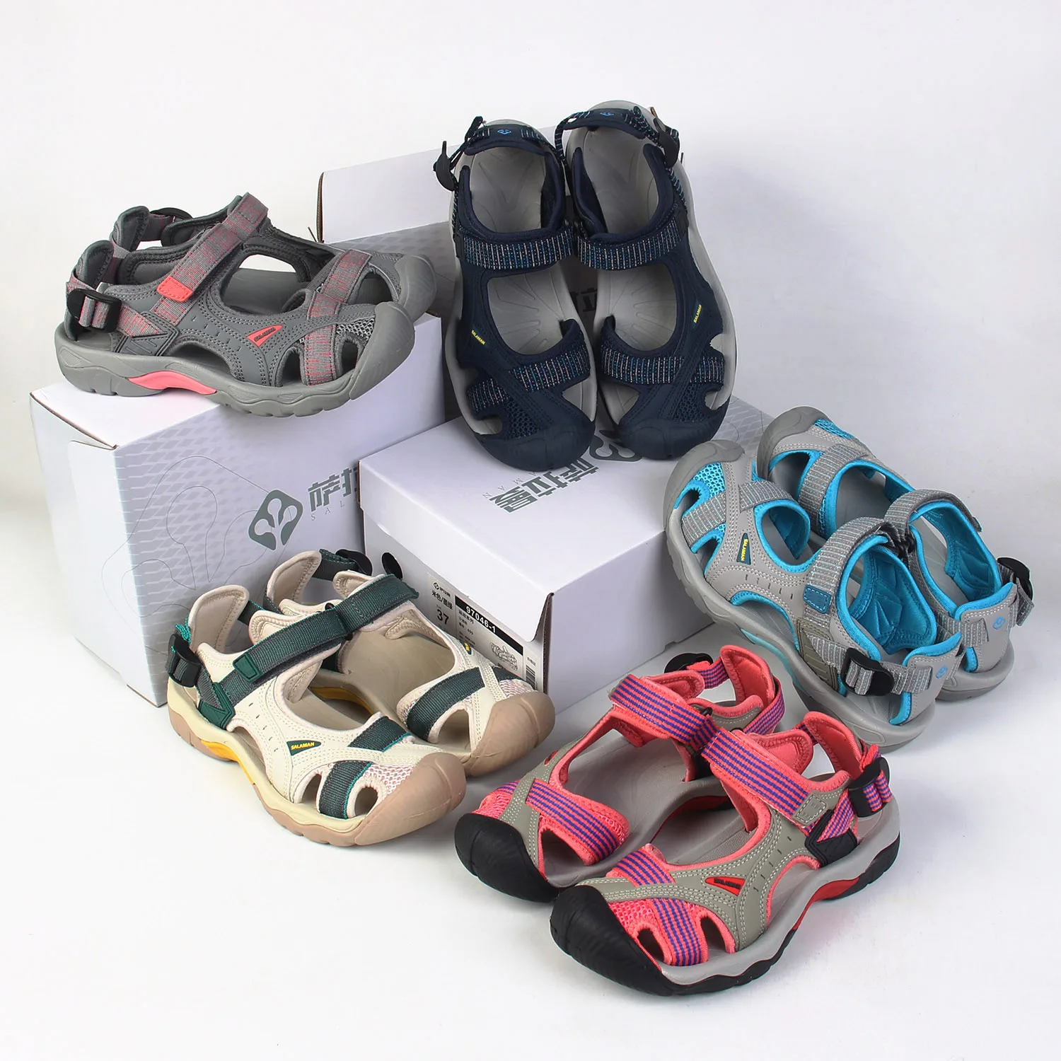 2025 Men's Women's Shoes Summer Outdoor Student Sandals Anti Slip Soft Bottom River Tracing Sports Flat Bottom Beach Shoes