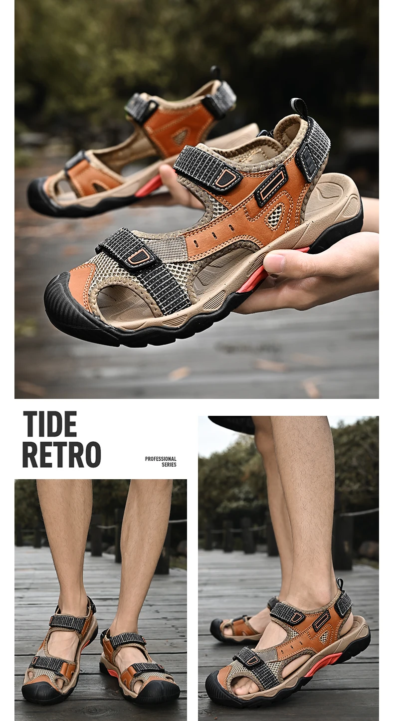 2025 Men's Women's Shoes Summer Outdoor Student Sandals Anti Slip Soft Bottom River Tracing Sports Flat Bottom Beach Shoes