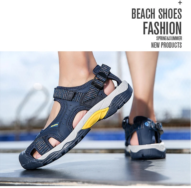 2025 Men's Women's Shoes Summer Outdoor Student Sandals Anti Slip Soft Bottom River Tracing Sports Flat Bottom Beach Shoes