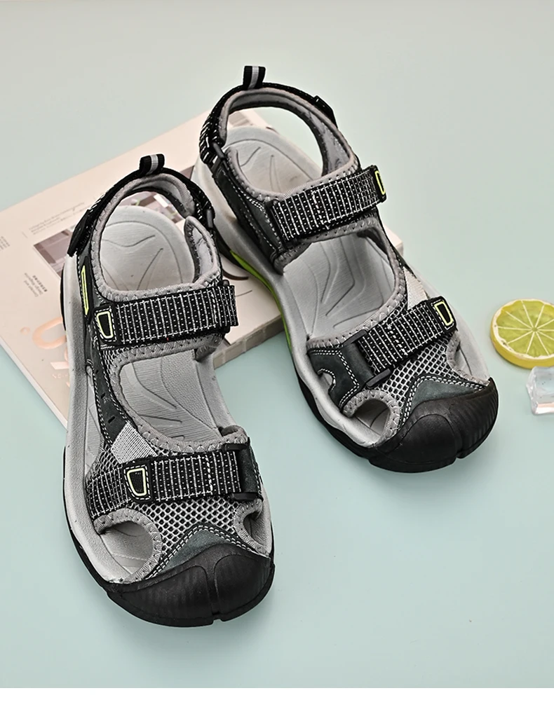 2025 Men's Women's Shoes Summer Outdoor Student Sandals Anti Slip Soft Bottom River Tracing Sports Flat Bottom Beach Shoes