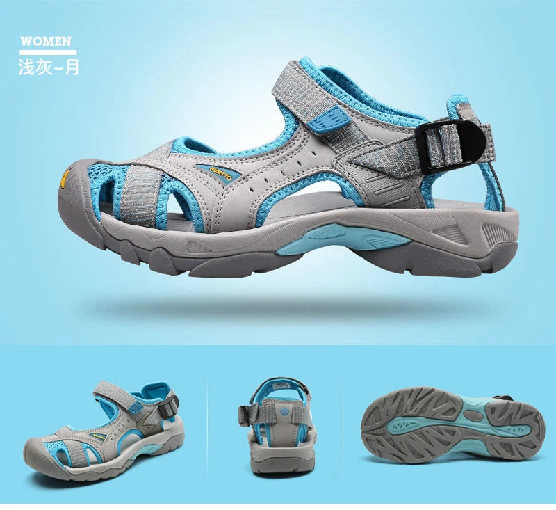 2025 Men's Women's Shoes Summer Outdoor Student Sandals Anti Slip Soft Bottom River Tracing Sports Flat Bottom Beach Shoes