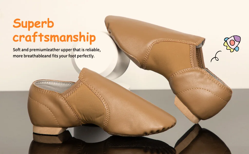 Jazz Shoe Slip On for Girls and Boys (Toddler/Little Kid/Big Kid)