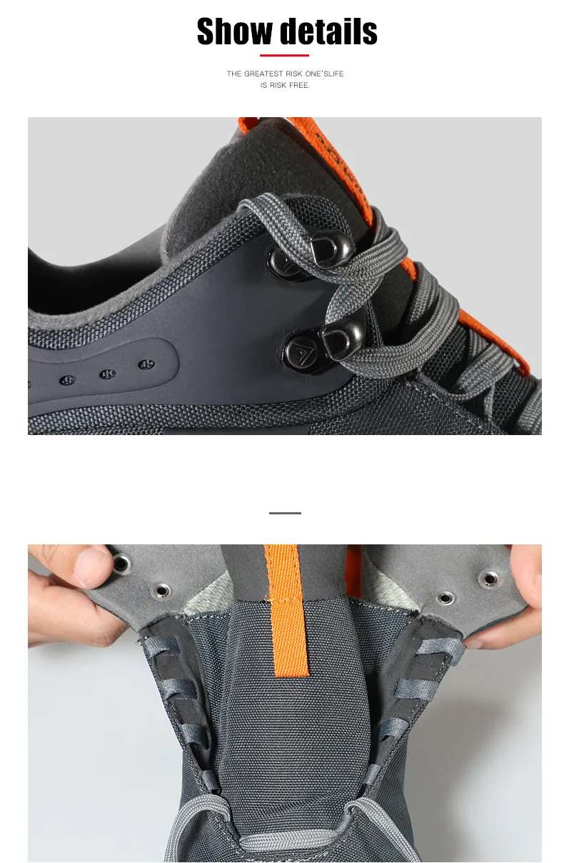 HUMTTO Hiking Shoes Professional Outdoor Climbing Camping Men Boots Mountain Trekking Sneakers Mens Tactical Hunting Sport Shoes