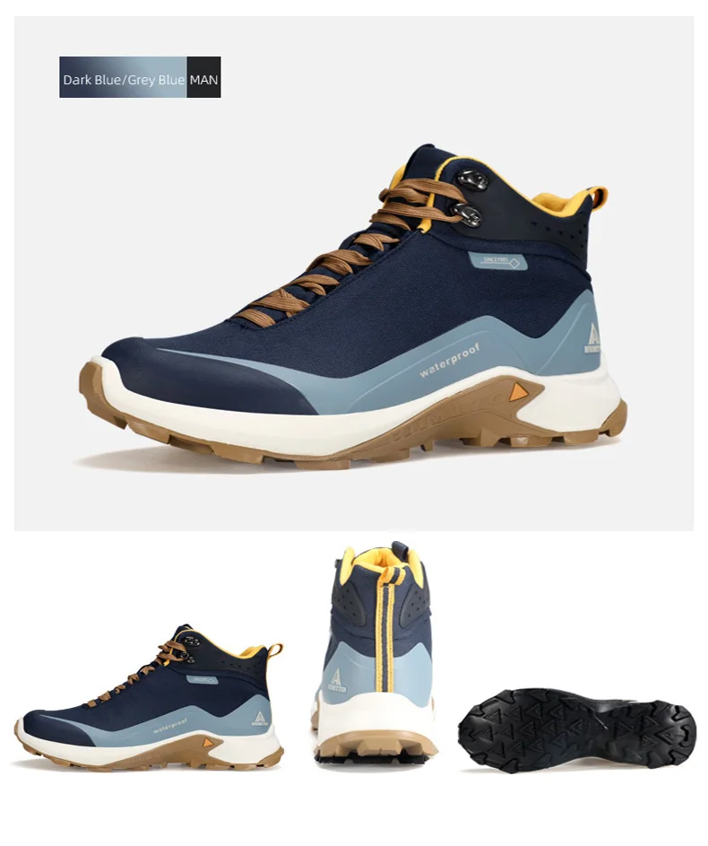 HUMTTO Hiking Shoes Professional Outdoor Climbing Camping Men Boots Mountain Trekking Sneakers Mens Tactical Hunting Sport Shoes