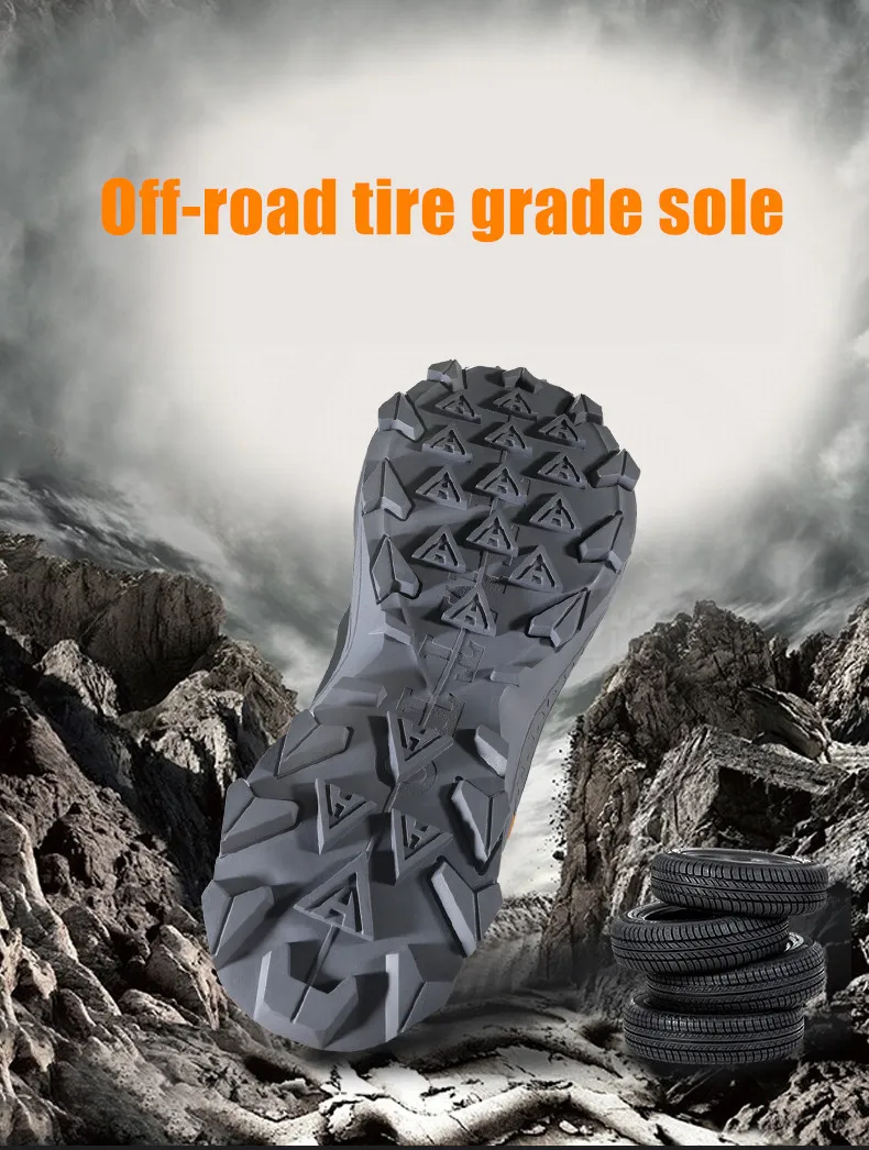 HUMTTO Hiking Shoes Professional Outdoor Climbing Camping Men Boots Mountain Trekking Sneakers Mens Tactical Hunting Sport Shoes