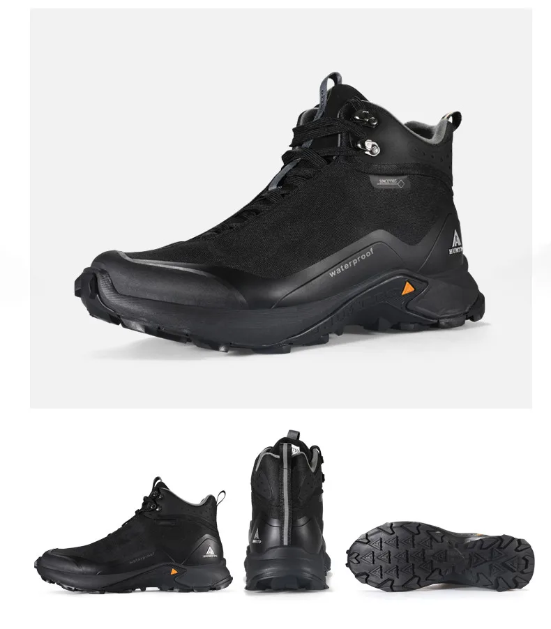 HUMTTO Hiking Shoes Professional Outdoor Climbing Camping Men Boots Mountain Trekking Sneakers Mens Tactical Hunting Sport Shoes
