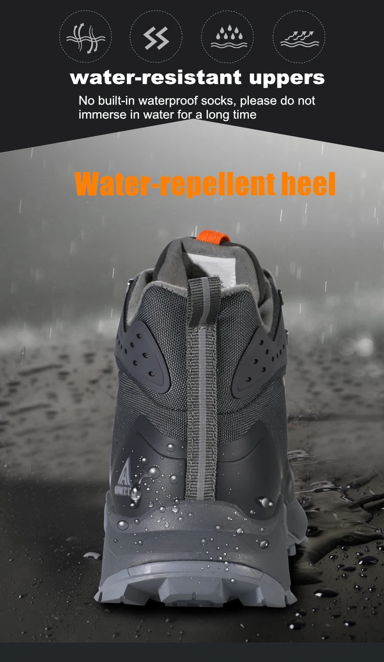HUMTTO Hiking Shoes Professional Outdoor Climbing Camping Men Boots Mountain Trekking Sneakers Mens Tactical Hunting Sport Shoes