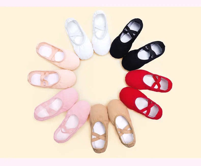Ballet Shoes for Girls Dance Shoe Woman Dancing Slipper Canvas Soft Sole Ballet Dance Shoe Girls Women Ballet Slippers