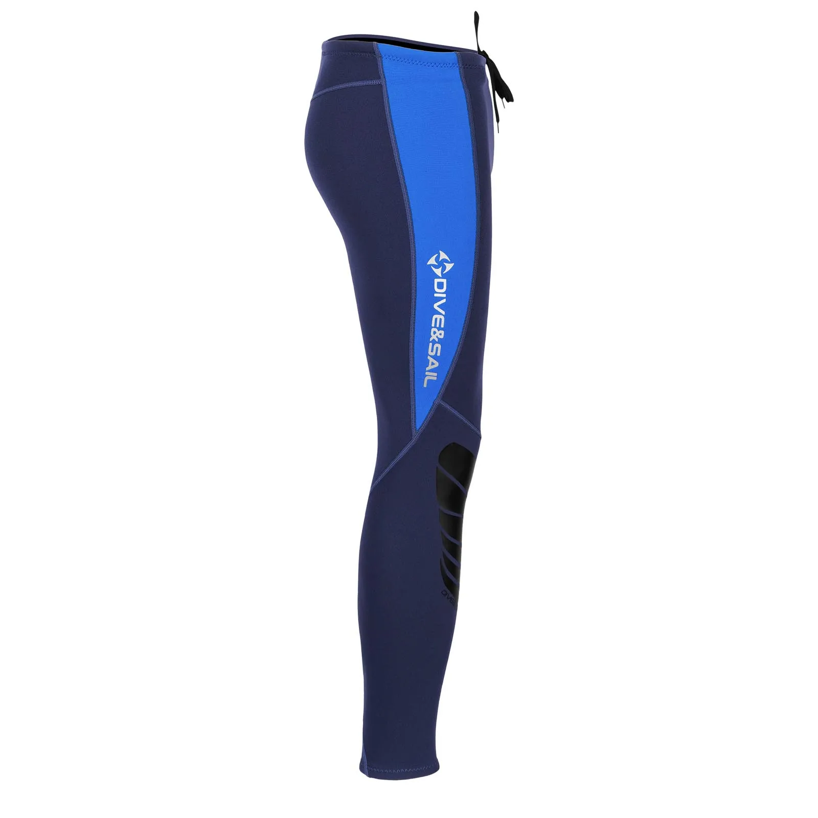 Mens Swim Pants 3mm Neoprene Wetsuit Pants Drawstring Color Block Rash Guard Leggings Beach Swimming Snorkeling Surfing Diving