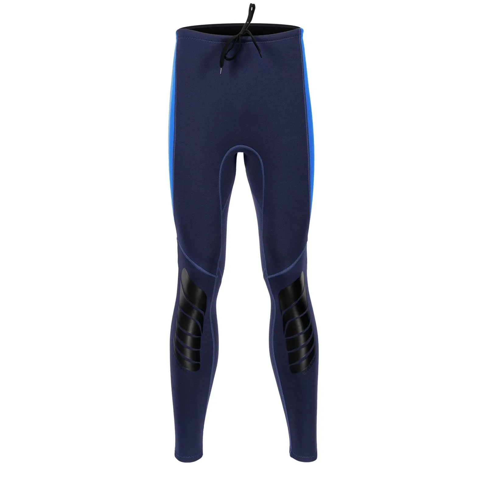 Mens Swim Pants 3mm Neoprene Wetsuit Pants Drawstring Color Block Rash Guard Leggings Beach Swimming Snorkeling Surfing Diving