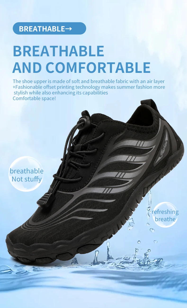 Summer Women Wading Shoes Barefoot Beach Adults Gym Outdoor Training Footwear Quick-Drying Breathable Canyoning Sneakers For Men