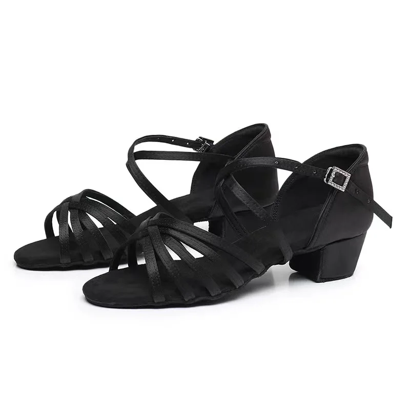 Girls Dance Shoes for Ladies Latin Ballroom Kids/kids Tango Salsa Latin Dance Shoes Low Heel Salsa Training Shoes