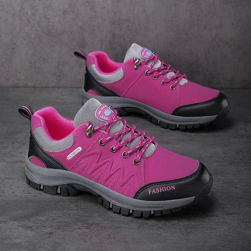 Women Hiking Shoes Outdoor Sneakers Non Slip Walking Shoes Comfortable Footwear Climbing Jogging Boots Sports Shoes for Wamen