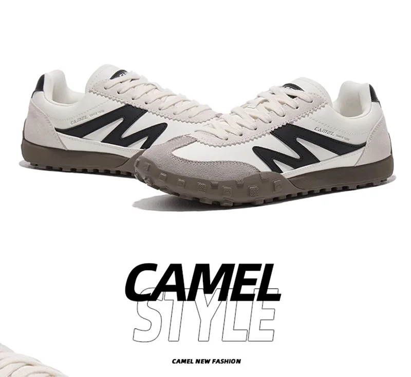 GOLDEN CAMEL Women's Sports Shoes Breathable Men's Sneakers Autumn Anti-slip Retro German Running Skateboarding Shoes for Men