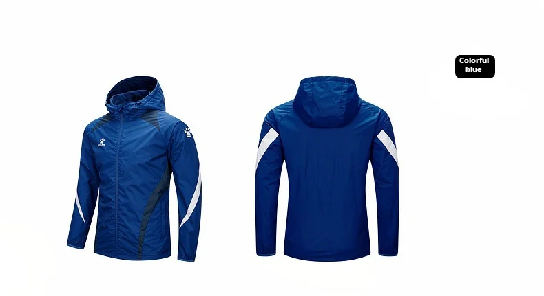 KELME sports windbreaker men's waterproof hooded woven jacket outdoor running windproof waterproof jacket