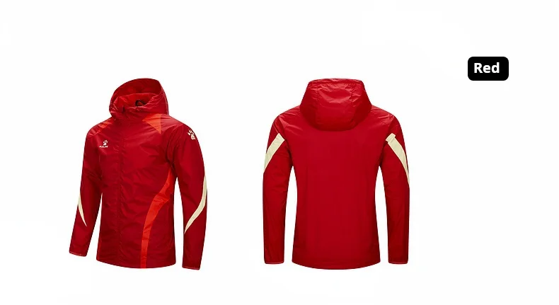 KELME sports windbreaker men's waterproof hooded woven jacket outdoor running windproof waterproof jacket