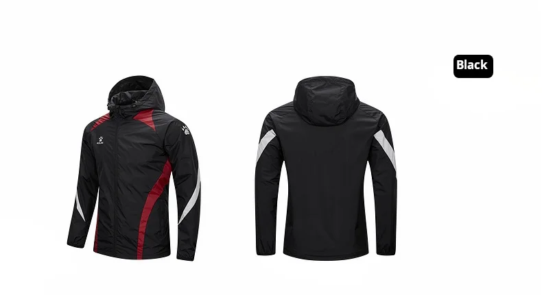 KELME sports windbreaker men's waterproof hooded woven jacket outdoor running windproof waterproof jacket