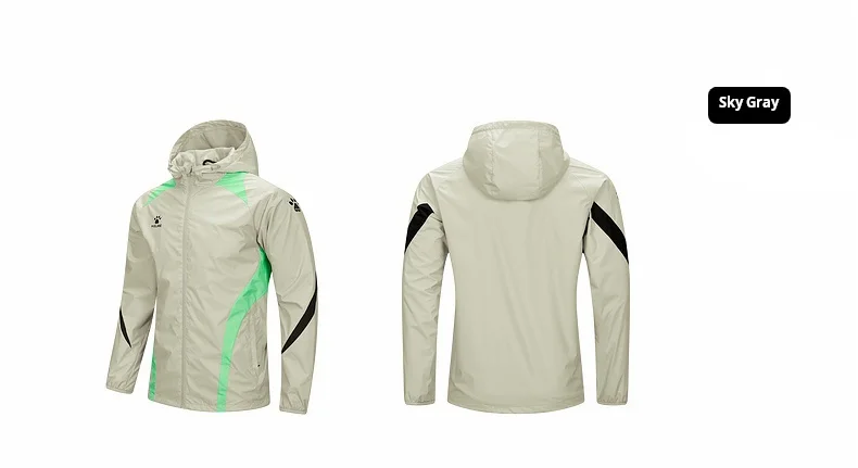 KELME sports windbreaker men's waterproof hooded woven jacket outdoor running windproof waterproof jacket