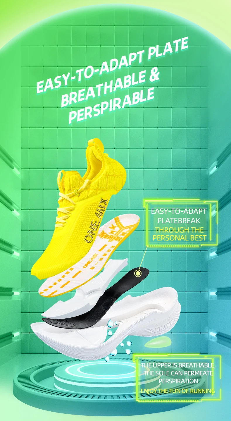 ONEMIX Original Carbon Fiber Running Racing Shoes Professional Marathon Ultra-light Rebound Damping Trail Sport Road Sneakers