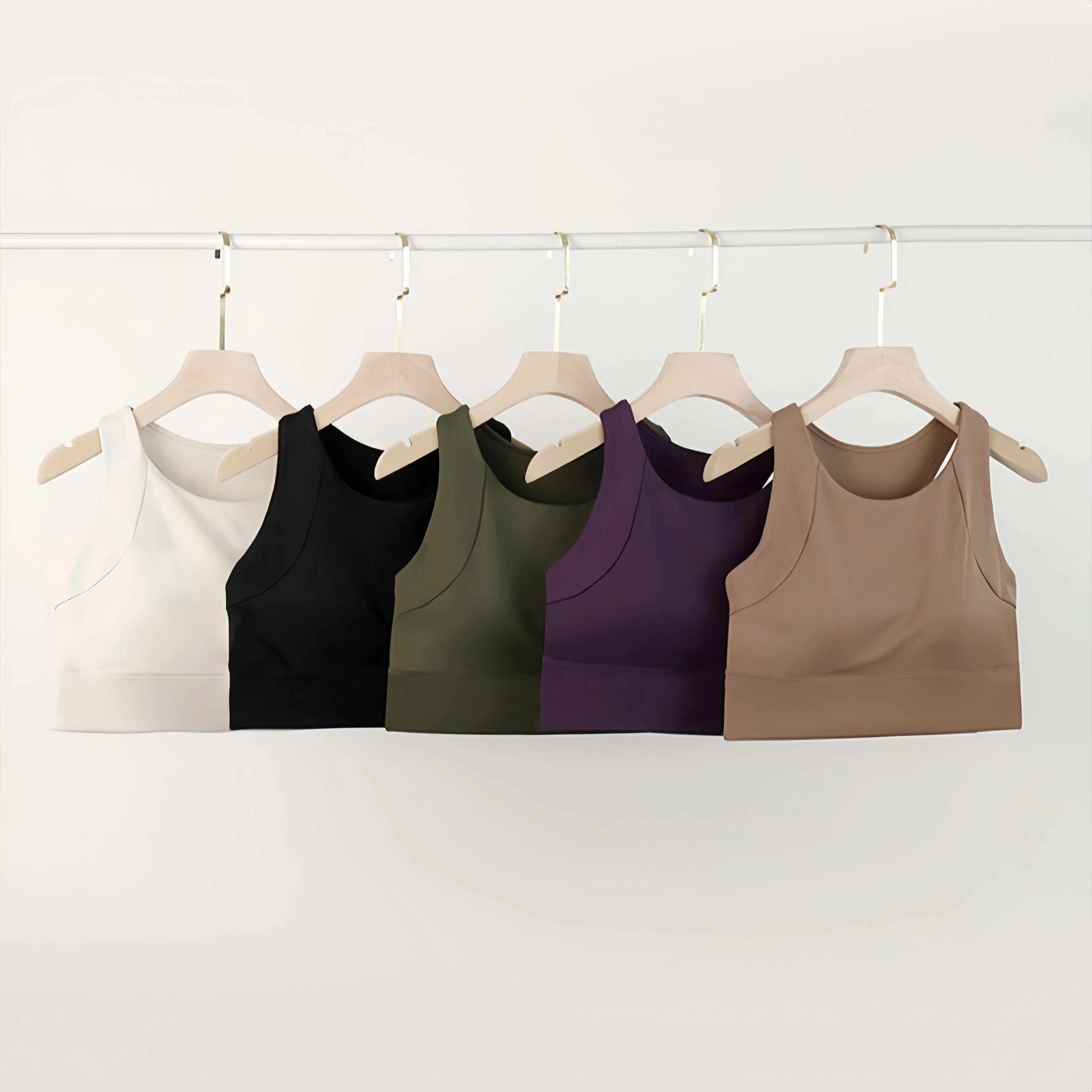 High Strength Anti-shock Sports Crop Tops Women Built-in Pads Yoga Vest High Impact Fitness Running Gym Bras