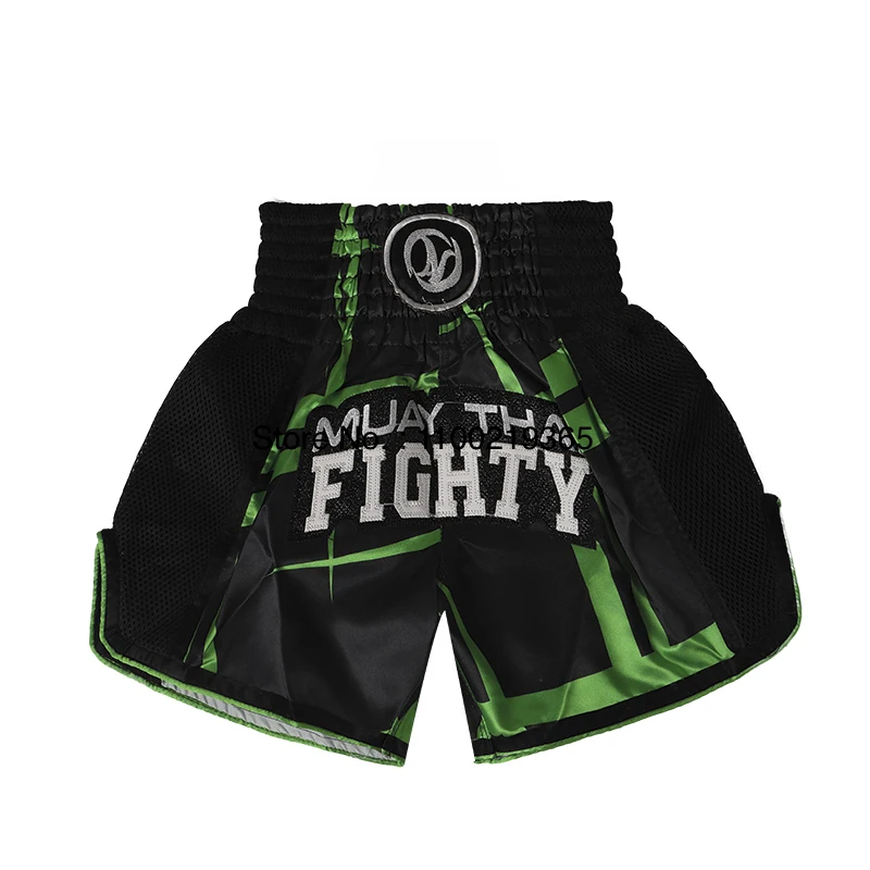 Muay Thai Shorts 2025 New Kick Boxing Shorts Men Women Kids Retro Martial Arts Thaiboxing Kickboxing Cage Fighting Workout Pants