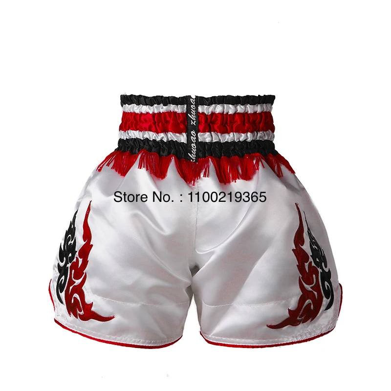 Muay Thai Shorts 2025 New Kick Boxing Shorts Men Women Kids Retro Martial Arts Thaiboxing Kickboxing Cage Fighting Workout Pants