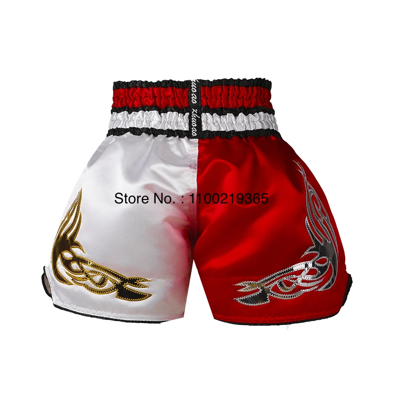 Muay Thai Shorts 2025 New Kick Boxing Shorts Men Women Kids Retro Martial Arts Thaiboxing Kickboxing Cage Fighting Workout Pants