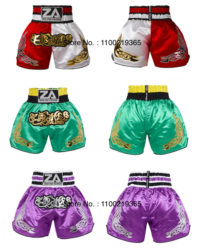 Muay Thai Shorts 2025 New Kick Boxing Shorts Men Women Kids Retro Martial Arts Thaiboxing Kickboxing Cage Fighting Workout Pants
