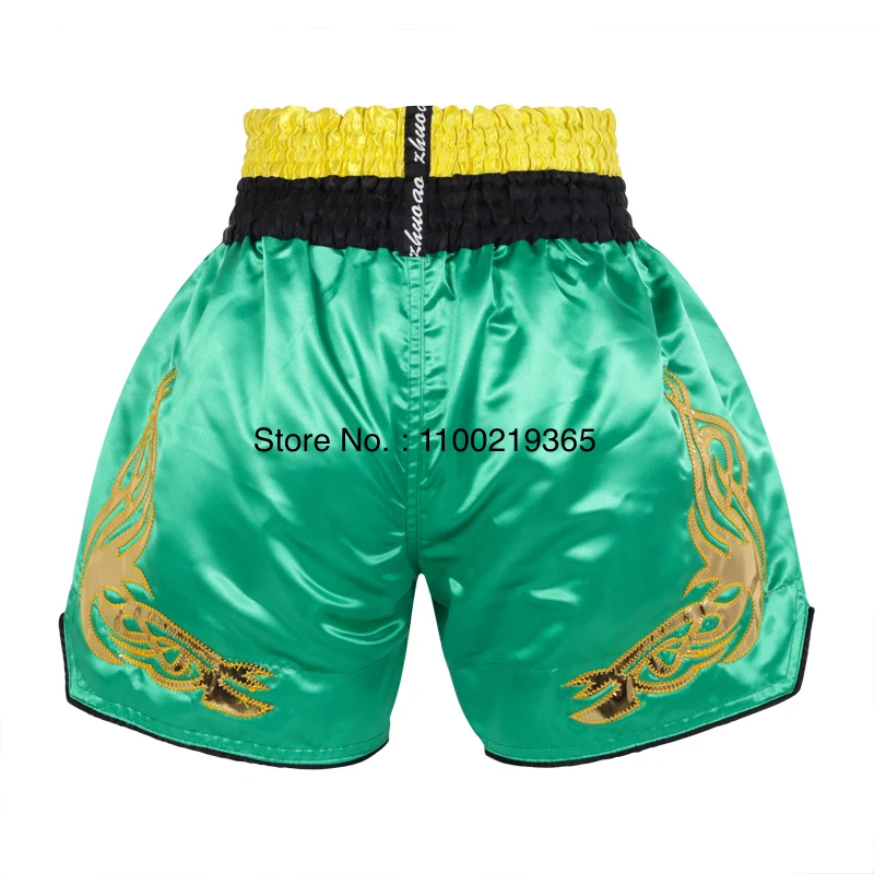 Muay Thai Shorts 2025 New Kick Boxing Shorts Men Women Kids Retro Martial Arts Thaiboxing Kickboxing Cage Fighting Workout Pants
